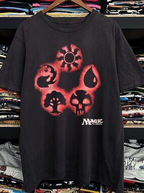 Magic Symbols Washed Black Tee